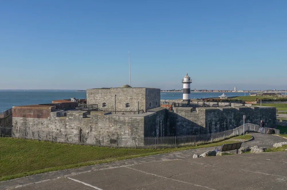 Southsea Castle lighthouse