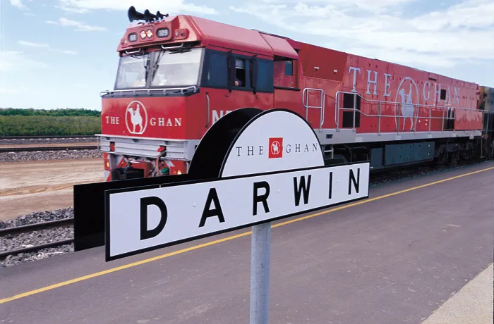Across Australia by train