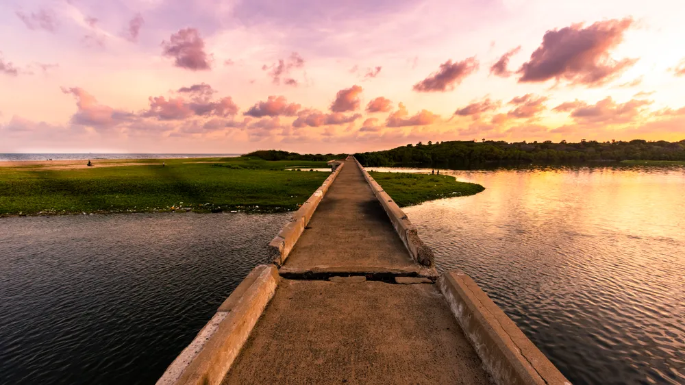 Broken bridge, Chennai