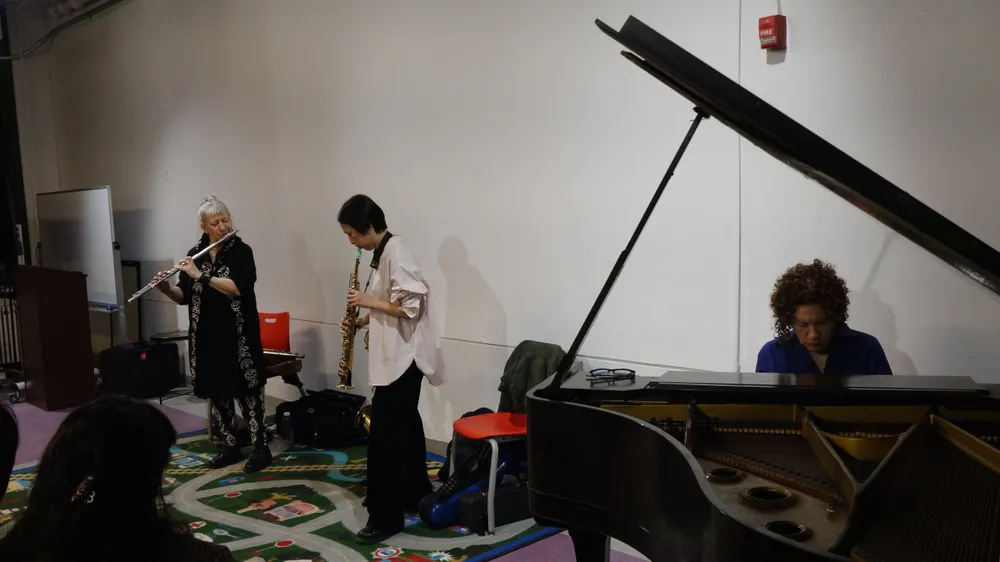 Musique Libre Femmes plays for Women's History Month at Tompkins Square Library in New York City