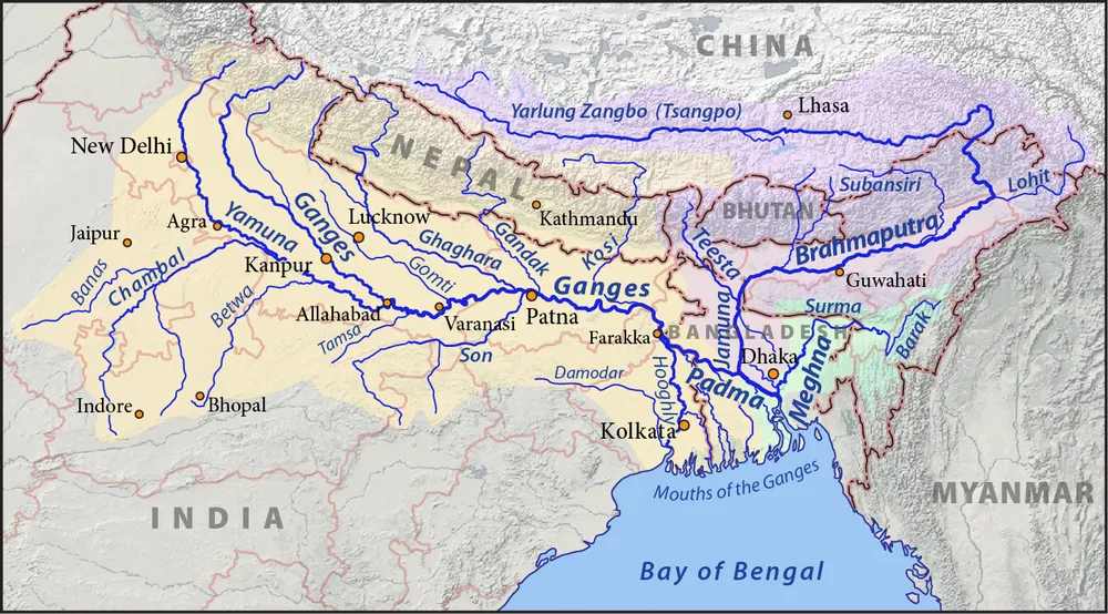Along the Ganges River