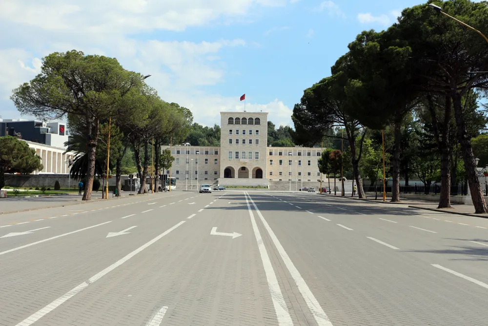 Student protests turn violent outside Albania's Ministry of Education in Tirana