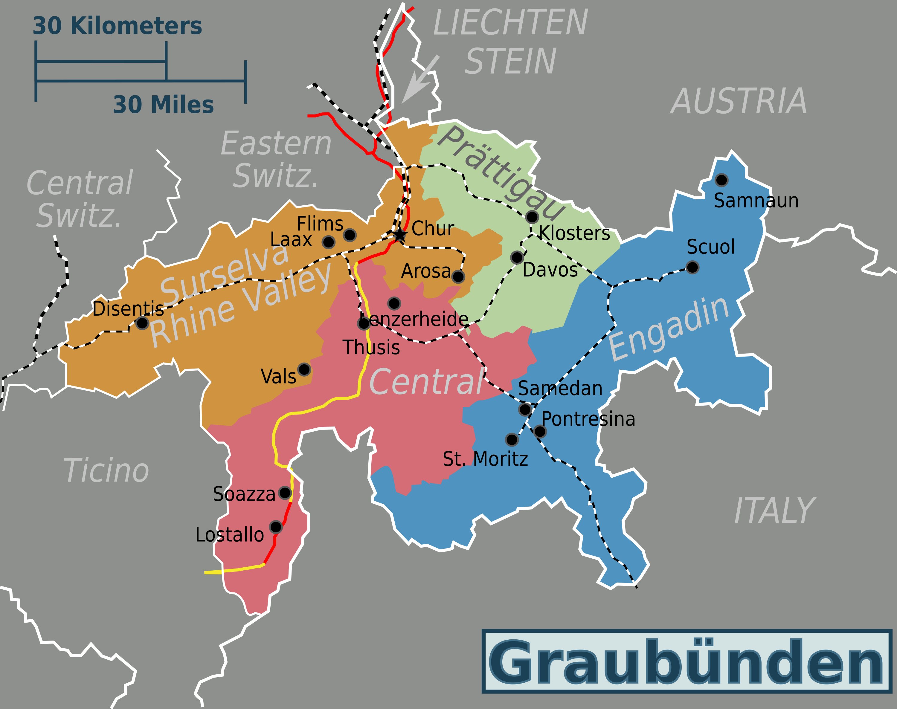 Hinterrhein District, Switzerland
