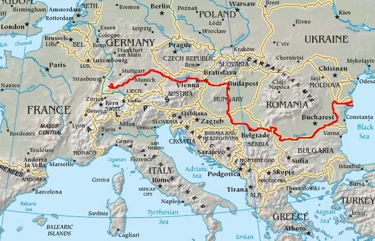 Danube, Austria