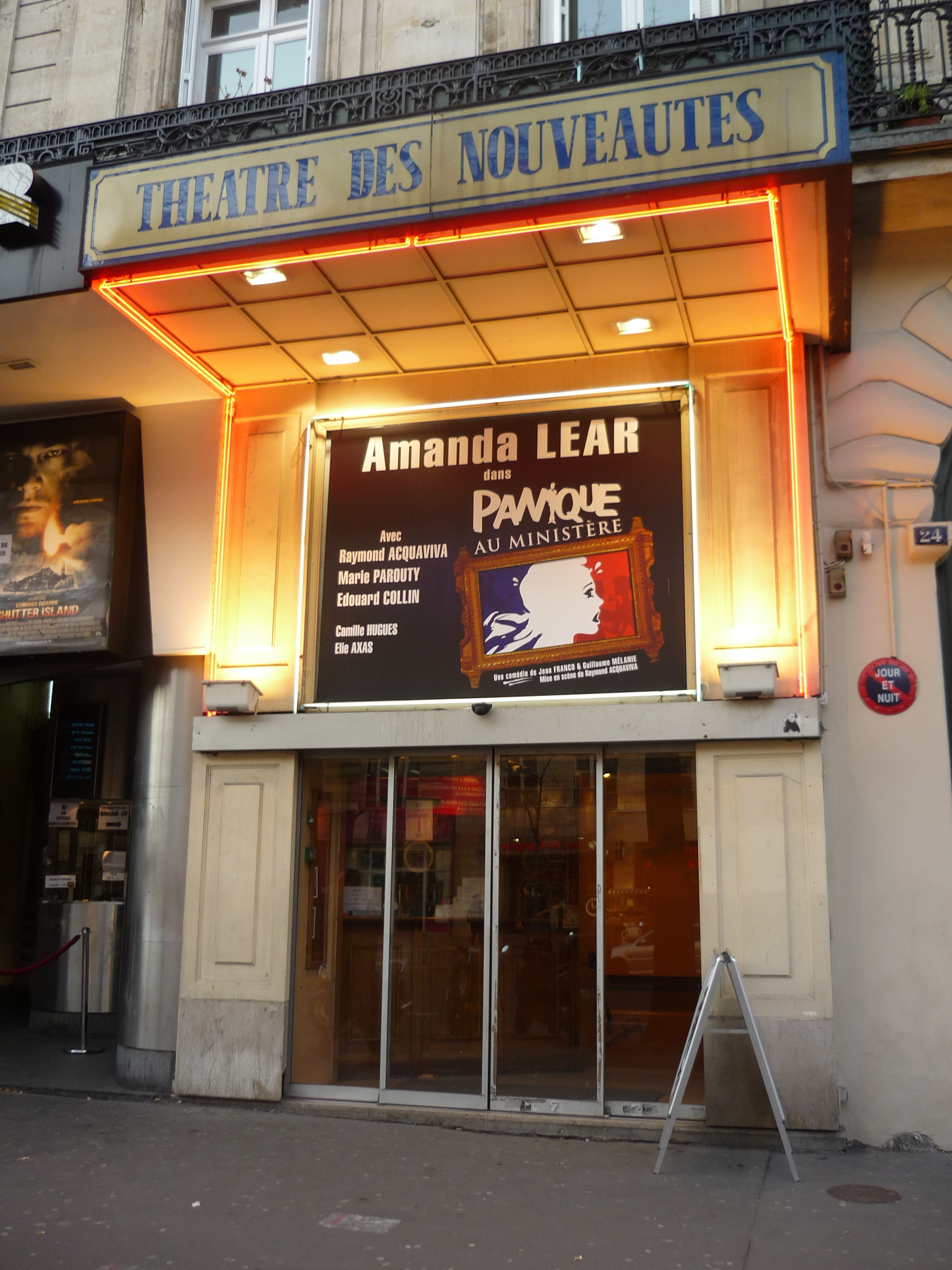 Théâtre des Nouveautés, boulevard des Italiens