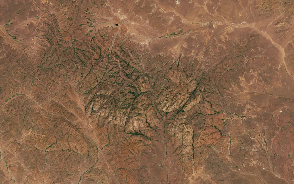 Kyzylarai mountain ridge