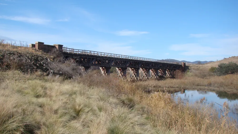 Bredbo River railway bridge