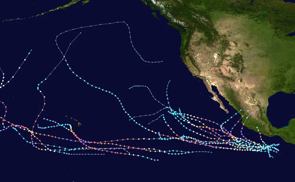 Rare Five-Level Hurricane Genevieve Forms in Eastern Pacific, Sparking Concern for 2024.