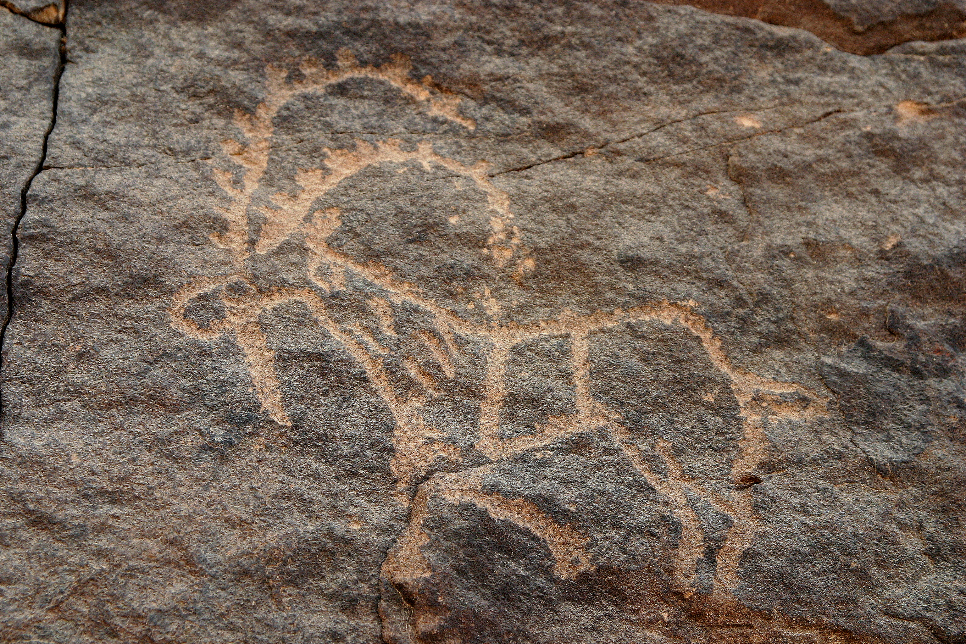 Bir Hima Rock Petroglyphs and Inscriptions
