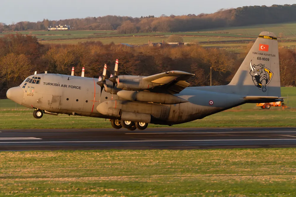 Turkish military transport plane crashes near Georgia border, 20 dead