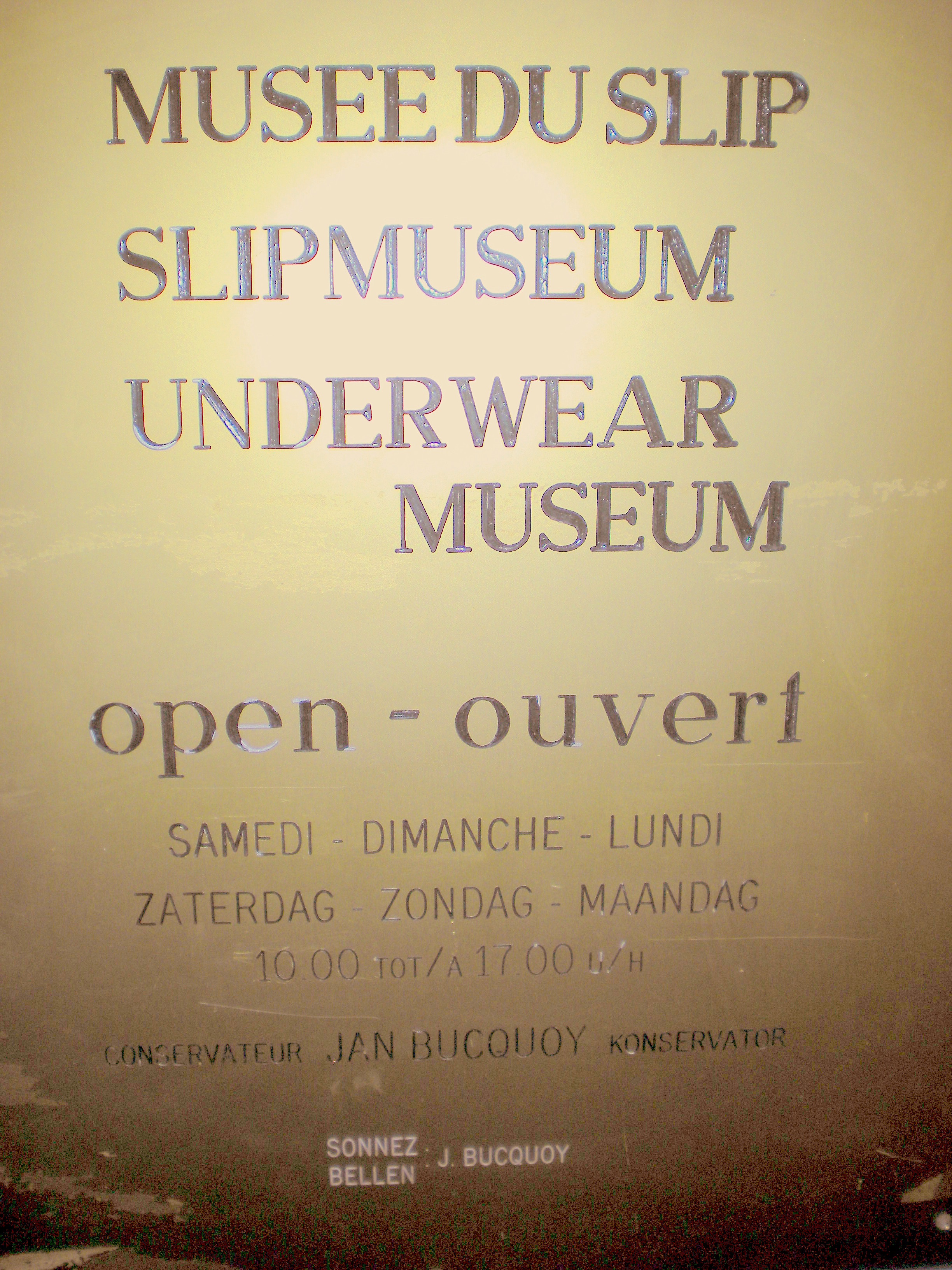 Musée du slip