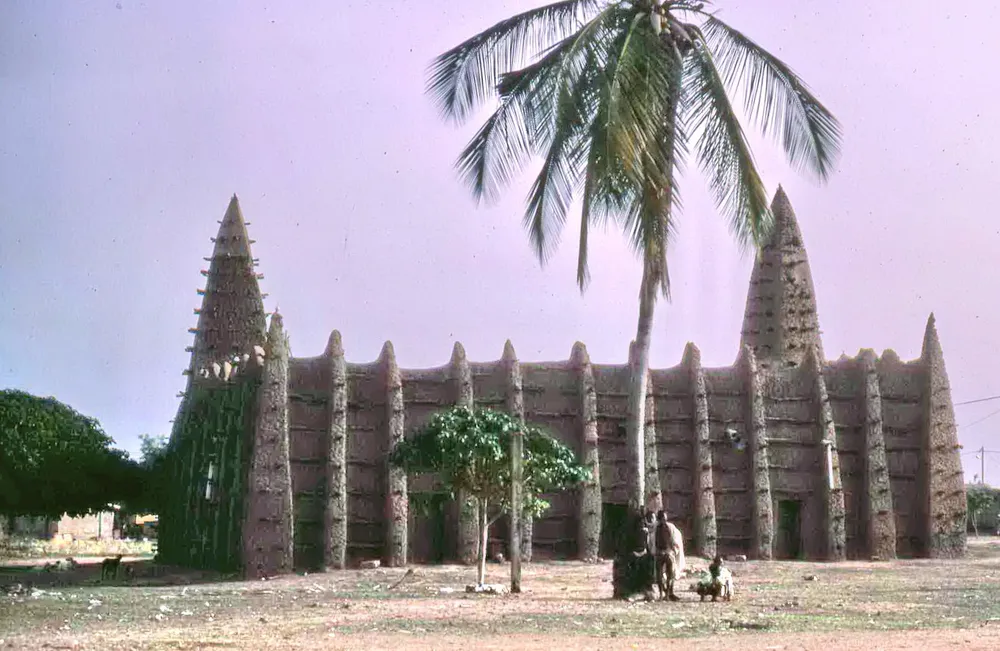 Sudanese style mosques in northern Côte d'Ivoire