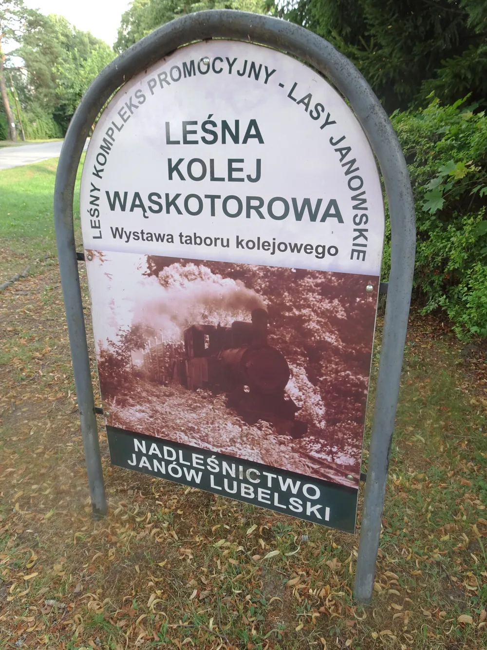 Open-air museum of the Forest Railway in Janów Lubelski