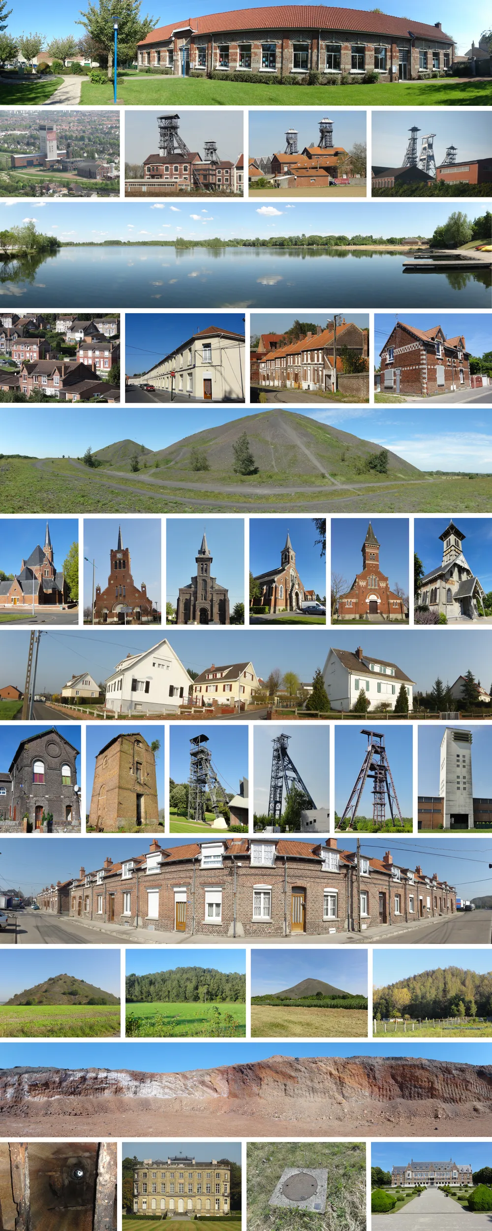 northern French coal mining region