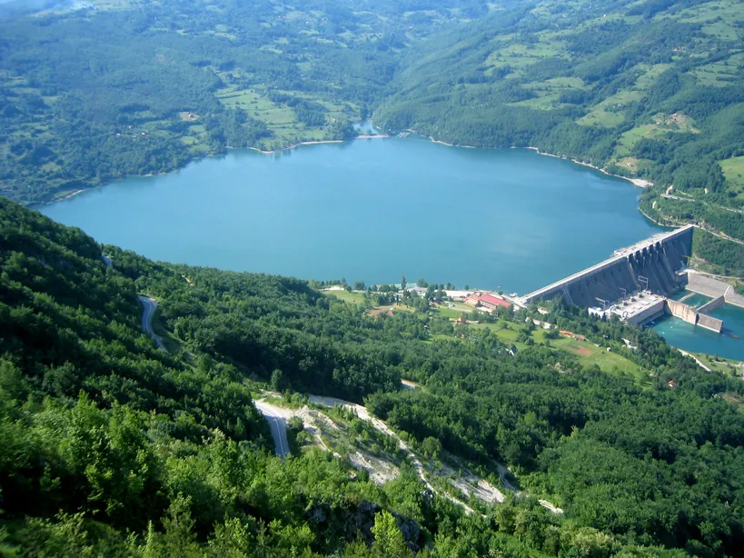 Perućac lake